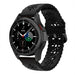 Samsung Galaxy Watch 4 Classic 46mm Patterned Silicone Strap (Black)