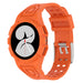 Correa silicona con marco Samsung Galaxy Watch 4 44mm (naranja)