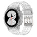 Correa silicona con marco Samsung Galaxy Watch 4 40mm (transparente)
