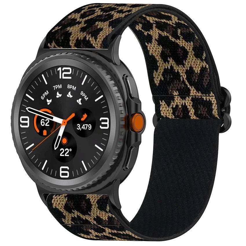 Correa elástica Samsung Galaxy Watch 8 Classic (Leopardo)