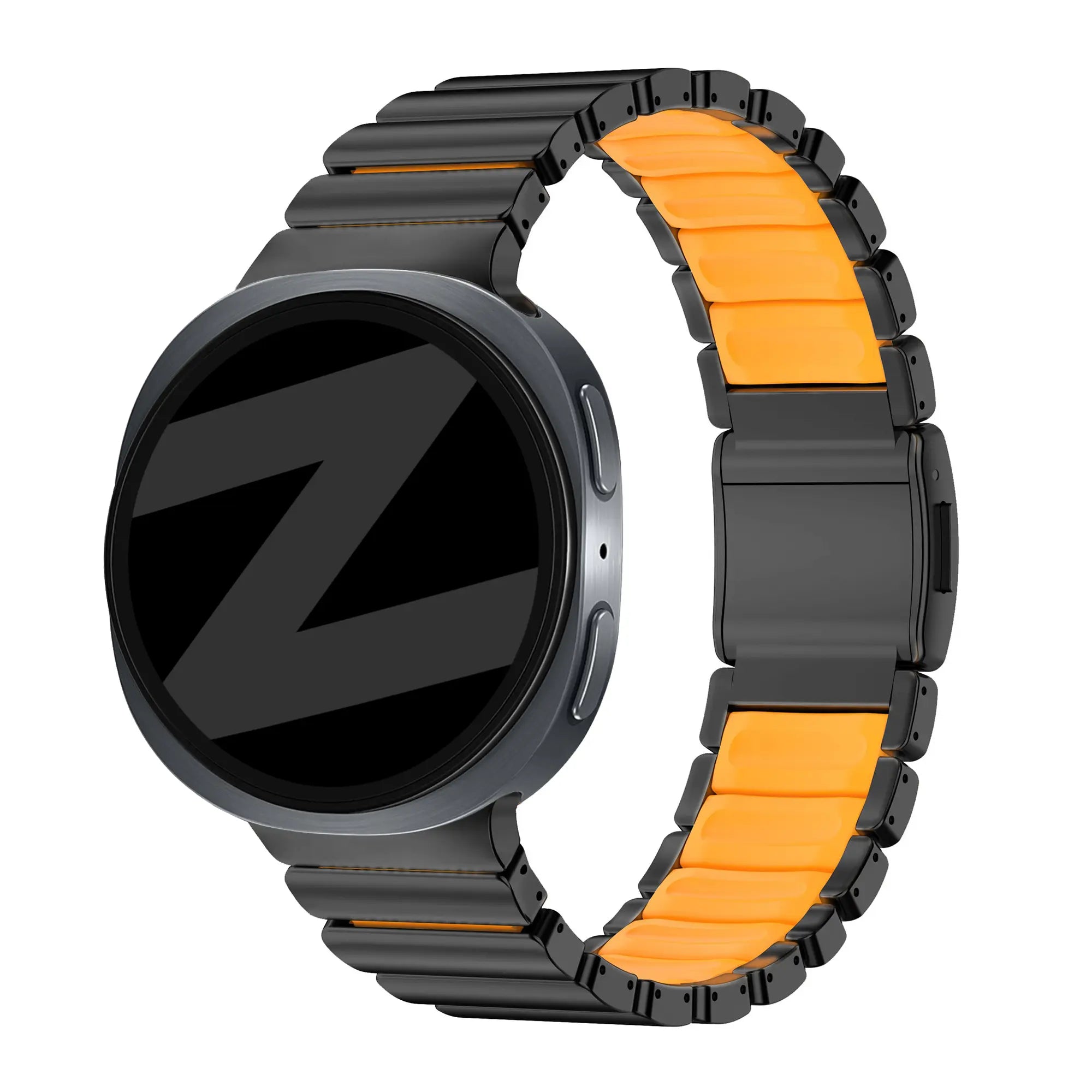 Bandz Correa titanio 'Hybrid' Samsung Galaxy Watch 9 - 40mm (negro/naranja)