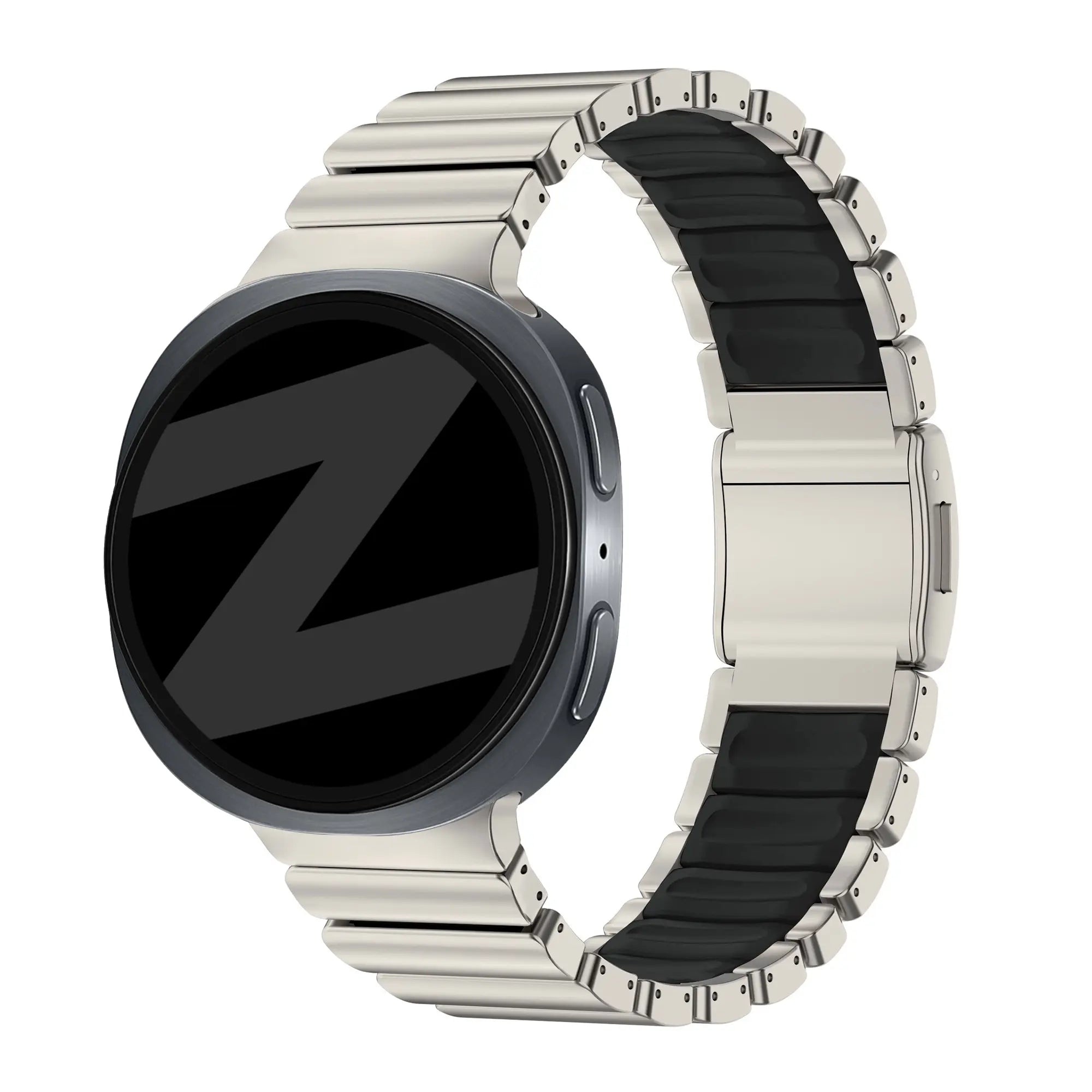 Bandz Correa titanio 'Hybrid' Samsung Galaxy Watch 9 - 40mm (titanio/negro)