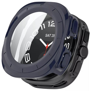 Funda rígida con vidrio Samsung Galaxy Watch Ultra (azul oscuro)