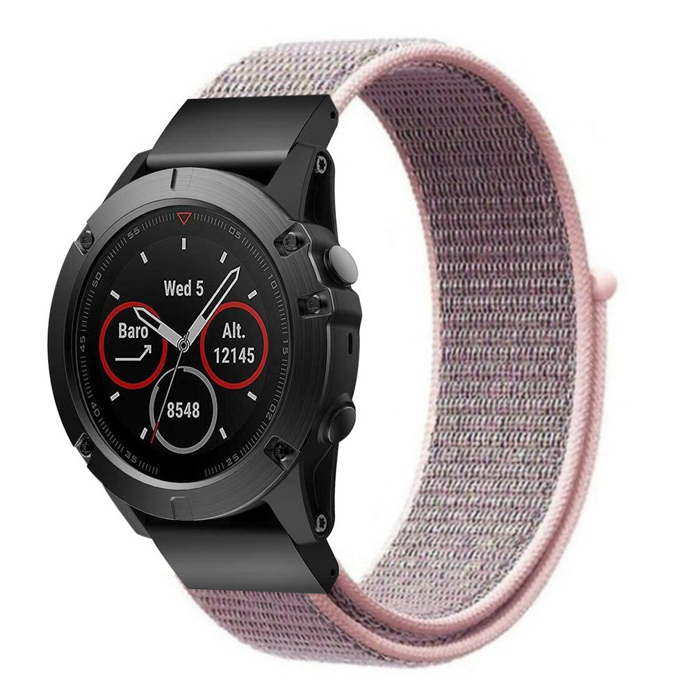 Garmin Quatix 8 Pro - 47mm Nylon Strap (Pink Sand)