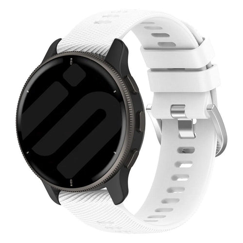 Correa silicona Garmin Vivoactive 6 (blanca)
