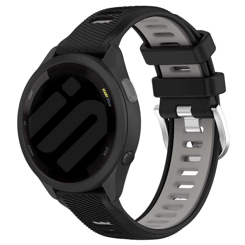 Correa deportiva con hebilla Coros Apex 4 - 42mm (negro/gris)