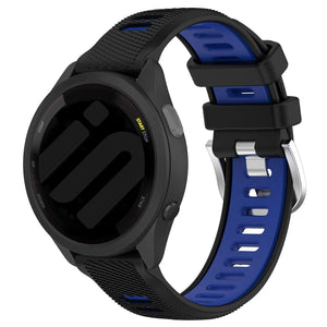 Correa deportiva con hebilla Coros Apex 4 - 42mm (negro/azul)