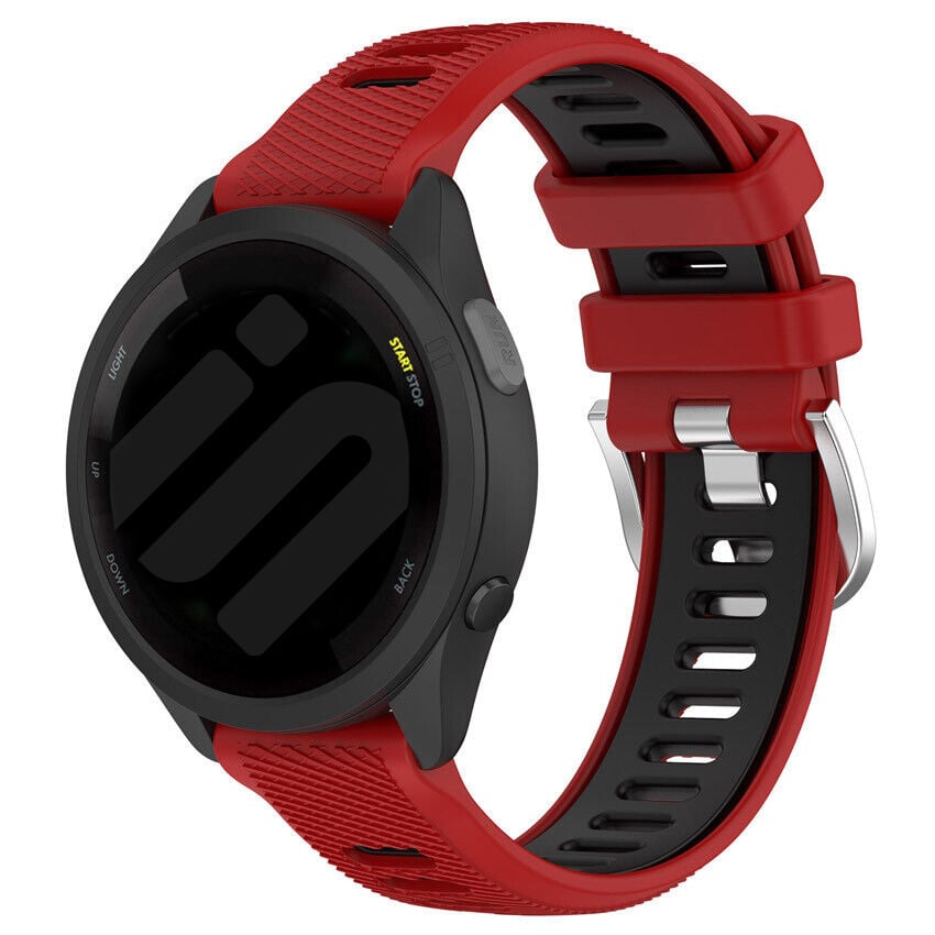 Correa deportiva con hebilla Garmin Vivomove Sport (rojo/negro)