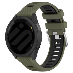 Correa deportiva con hebilla Garmin Approach S44 (verde oliva/negro)