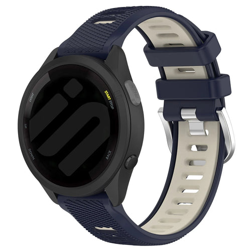 Garmin Vivoactive 6 Sport Buckle Strap (Dark Blue/Beige)
