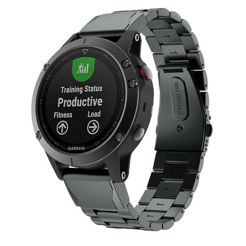 Correa acero Garmin Approach S70 - 47mm (negro)