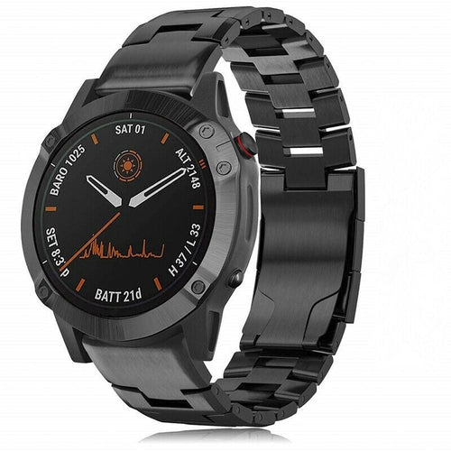 Garmin D2 Mach 2 - 47mm Titanium Strap (Black)