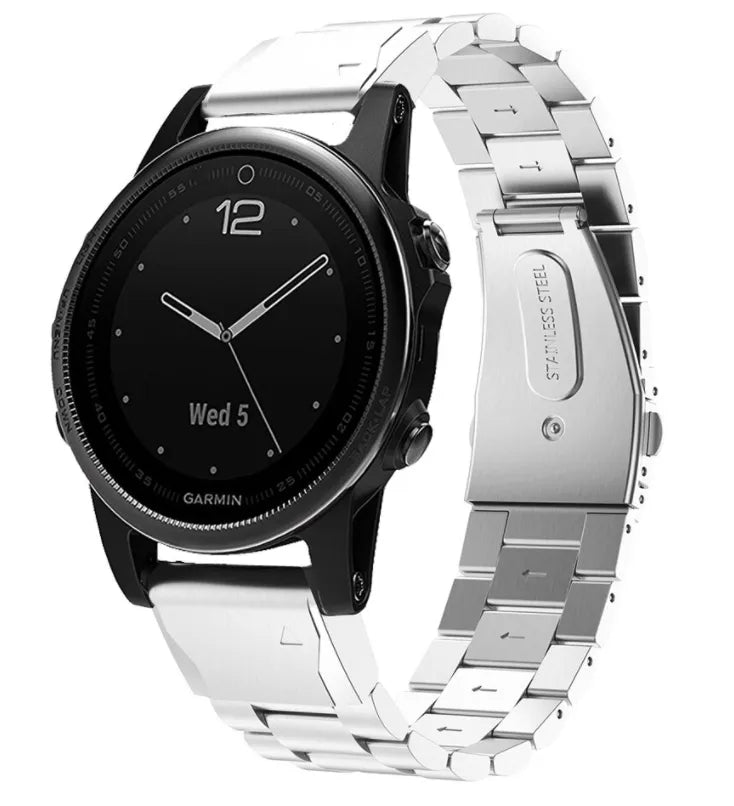 Correa acero Garmin Approach S70 - 42mm (plateado)