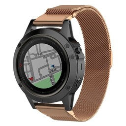 Correa milanesa Garmin Instinct 3 - 50mm (oro rosa)