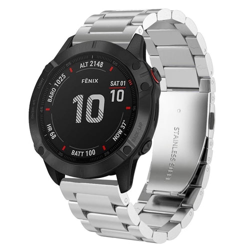 Garmin Descent MK3i - 51mm Steel Strap (Silver)
