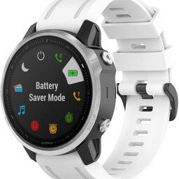 Correa silicona Garmin Instinct E - 40mm (blanca)