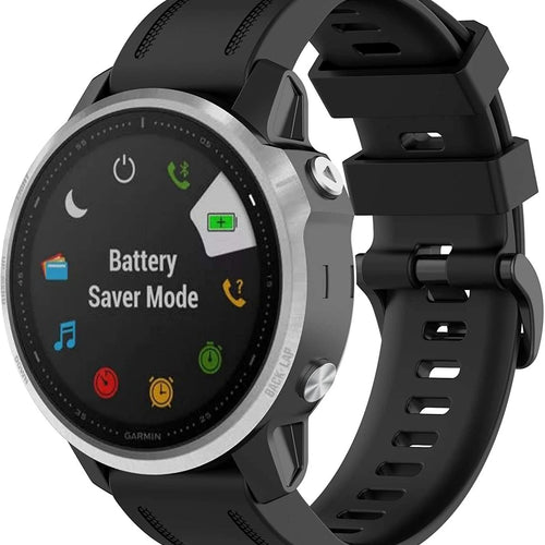 Garmin Instinct E - 40mm Silicone Strap (Black)