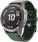 Correa silicona Garmin Fenix 5x/6x (verde oscuro)
