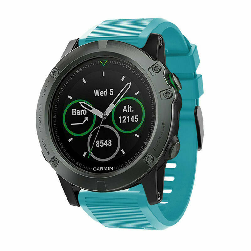 Correa silicona Garmin Fenix 8 Pro - 51mm (azul claro)