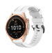 Correa silicona Garmin Fenix 7s (blanca)