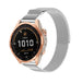 Correa milanese Garmin Fenix 7s (plateada)