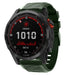 Correa silicona Garmin Fenix 7x (verde oscuro)
