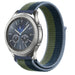 Correa nylon Samsung Gear S3 (verde y azul  oscuro)