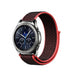 Correa nylon Samsung Gear S3 (negro/rojo)