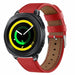 Correa cuero Samsung Gear Sport (roja)