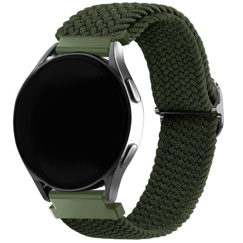 Watch Strap Woven Nylon 20mm - Quick Release (Green)