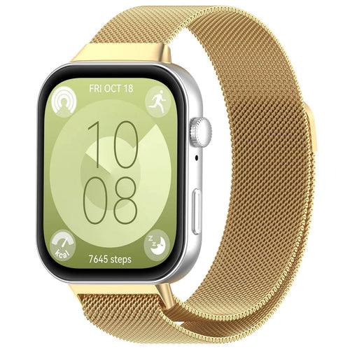 Huawei Watch Fit 4 Pro Milanese Strap (Gold)