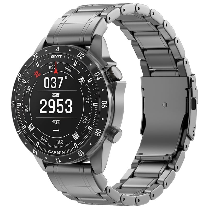 Correa titanio 'Premium' Garmin Quatix 8 Pro - 47mm (grafito)