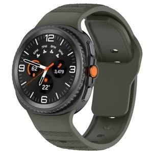 Correa silicona Outdoor Samsung Galaxy Watch 8 Classic (verde oscuro)