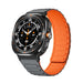 Correa silicona magnética Samsung Galaxy Watch Ultra (gris/naranja) 