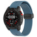 Garmin Quatix 7x Solar D-Buckle Silicone Strap (Grey-Blue)
