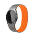 Correa silicona magnética Samsung Galaxy Watch 7 - 44mm (gris/naranja)