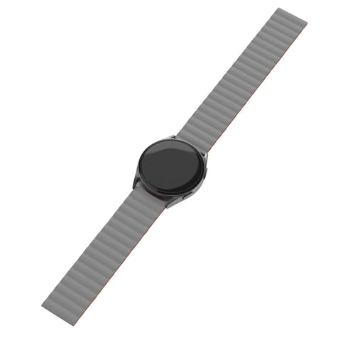 Correa silicona magnética Huawei Watch GT 7 Pro (gris/naranja)