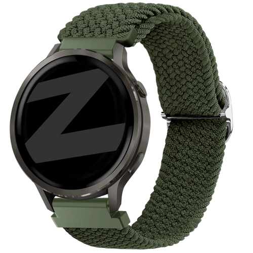 Bandz Correa trenzada ajustable Garmin Venu 2s (verde)