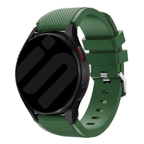 Correa silicona de sarga Huawei Watch GT 5 - 46mm (verde oscuro)