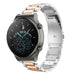 Correa acero Huawei Watch GT 2 Pro (plata/oro rosa)