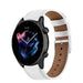 Correa cuero moderna Garmin GTR 3 Pro (blanco)