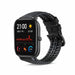 Correa silicona/cuero Xiaomi Amazfit GTS (negra)