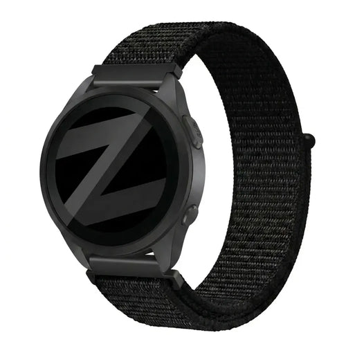 Bandz Garmin Forerunner 165 Nylon Loop Strap (Black)