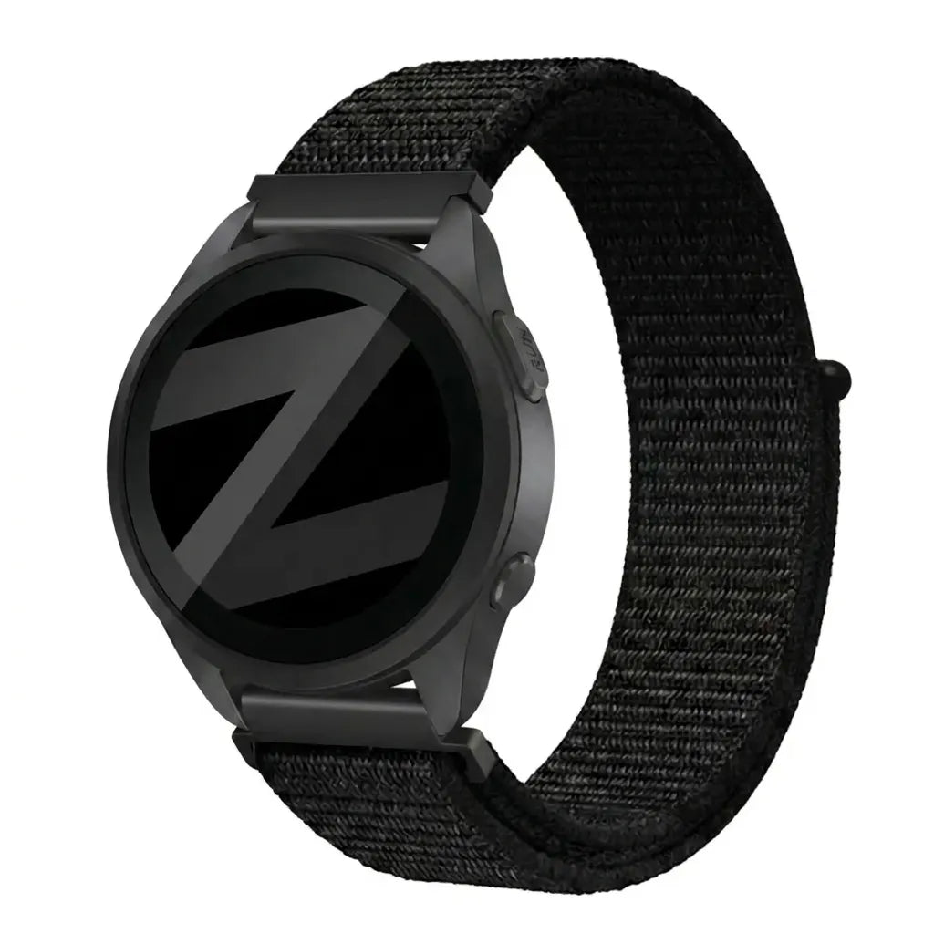 Bandz Correa nylon Loop Garmin Forerunner 165 (negro)