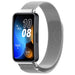 Correa milanesa Huawei Band 8 (plata)