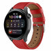 Correa cuero Huawei Watch 3 (Pro) (rojo)