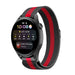 Correa milanesa Huawei Watch 3 (Pro)(negro/rojo)