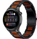 Correa madera/acero Huawei Watch 3 (Pro) (negro)