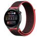 Correa nylon Huawei Watch 3 (Pro) (negro/rojo)