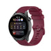 Correa silicona lujo Huawei Watch 3 (Pro) (rojo oscuro)